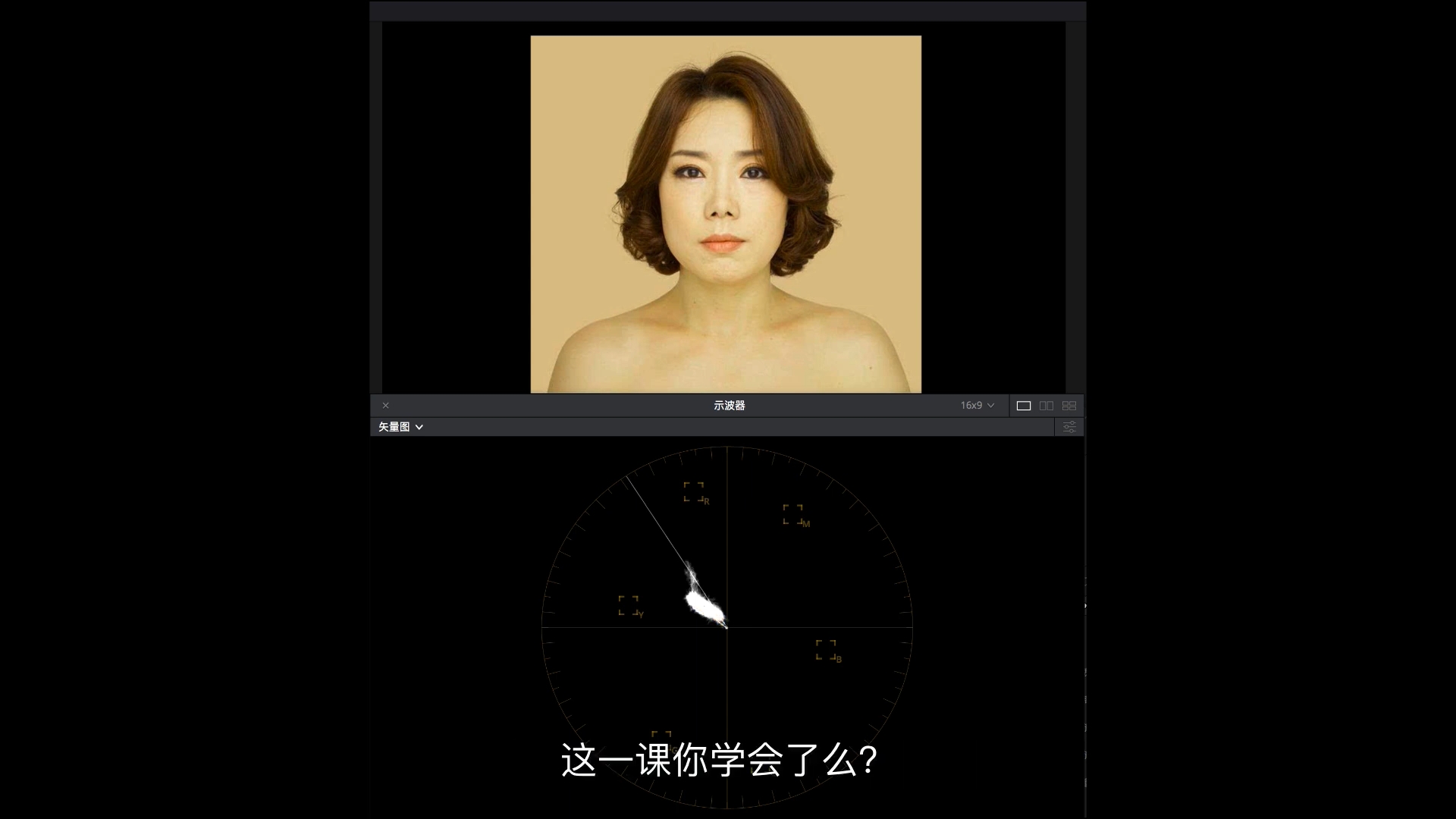 学习学习再学习/达芬奇调色之矢量图/调色基础知识难点