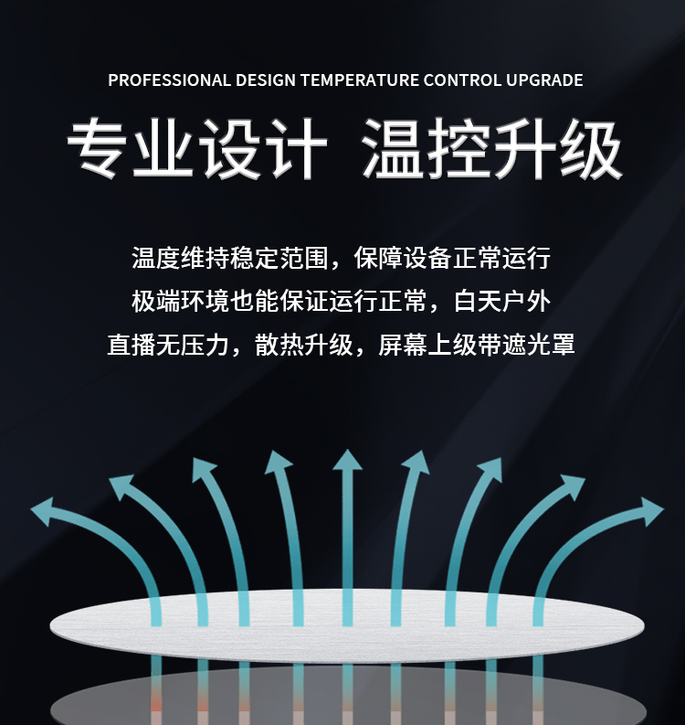 【新品】专业双屏导播直播一体机箱/21.5寸屏幕/内置声卡/专业便携