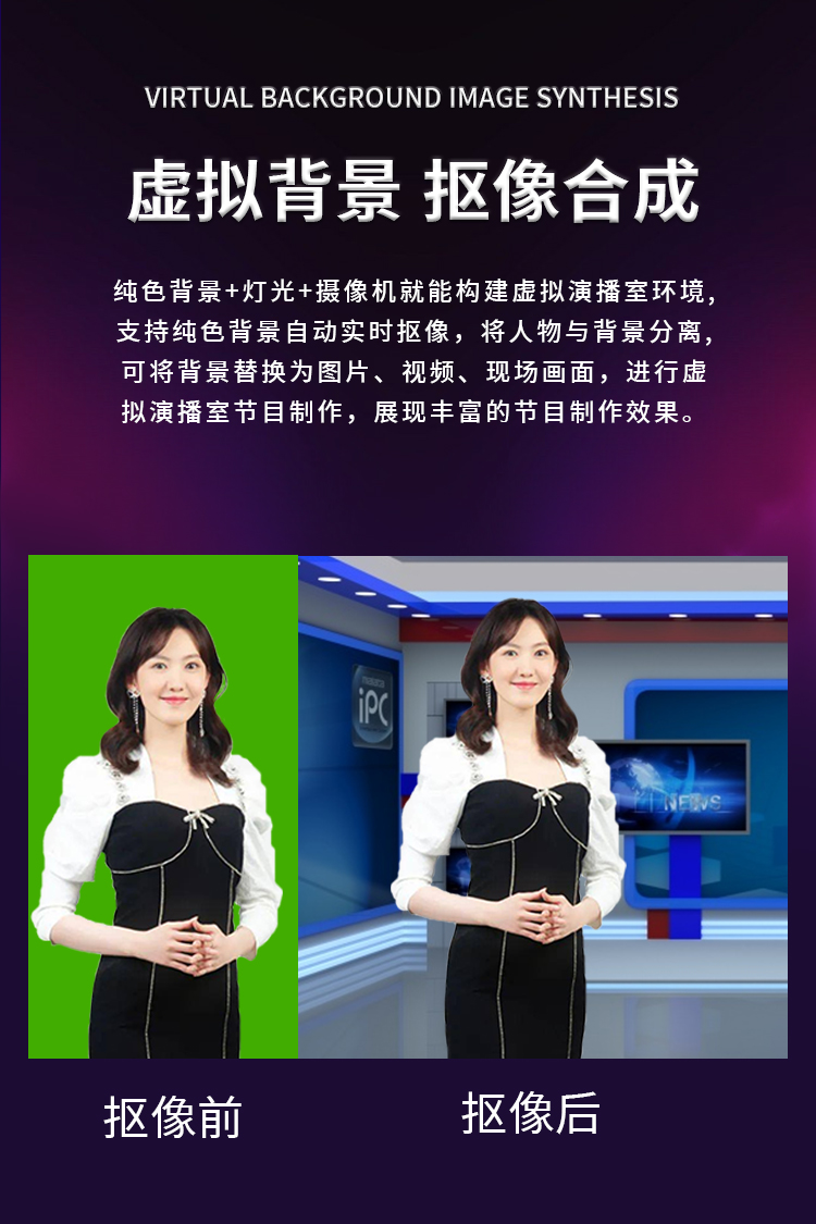 【新品】专业双屏导播直播一体机箱/21.5寸屏幕/内置声卡/专业便携