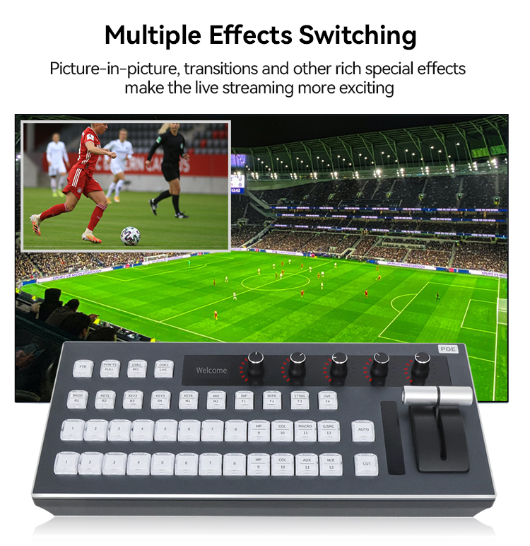 适配VMIX+BMD二合一专业导播键盘，目前市场唯一二合一键盘，没有之一